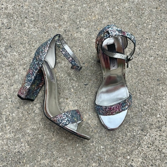 ๐ Steve Madden rainbow glitter heels - Picture 4 of 10